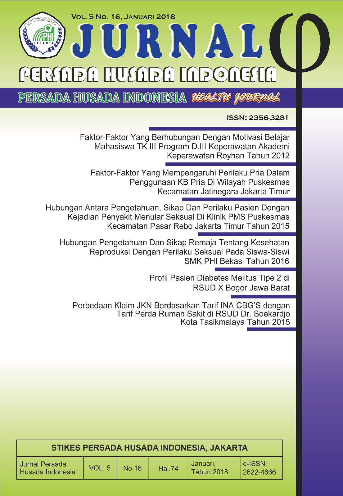 Cover Vol 5 No 16 (2018)