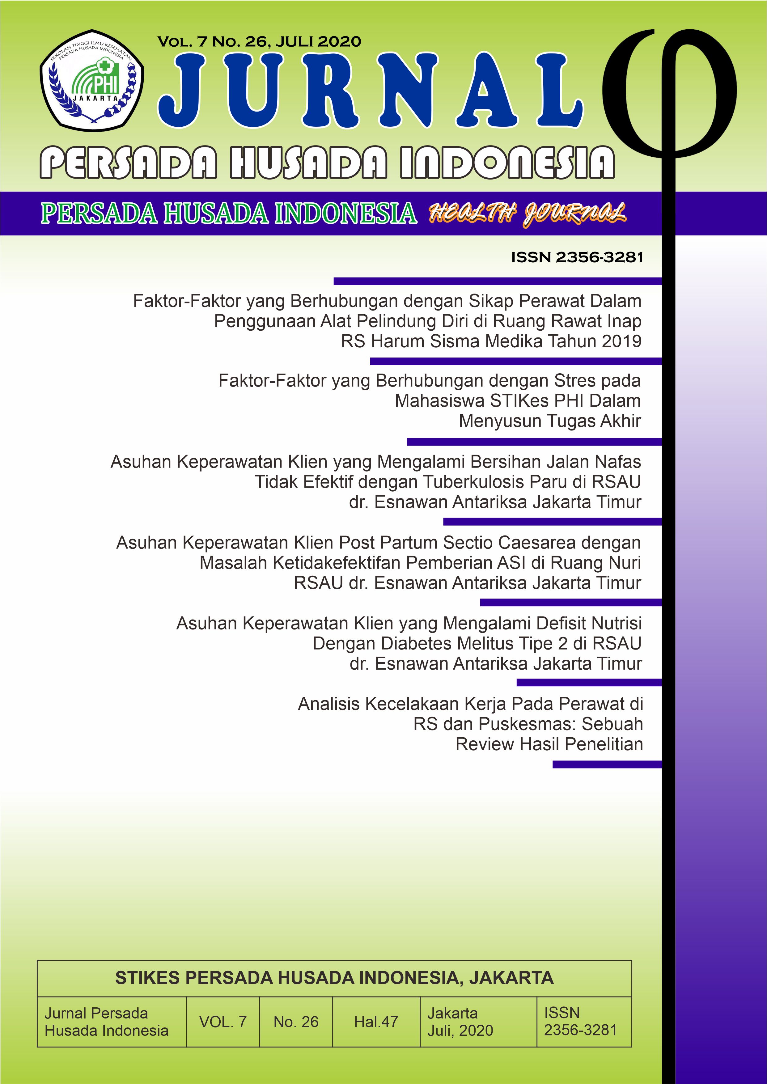 Jurnal Persada Husada Indonesia