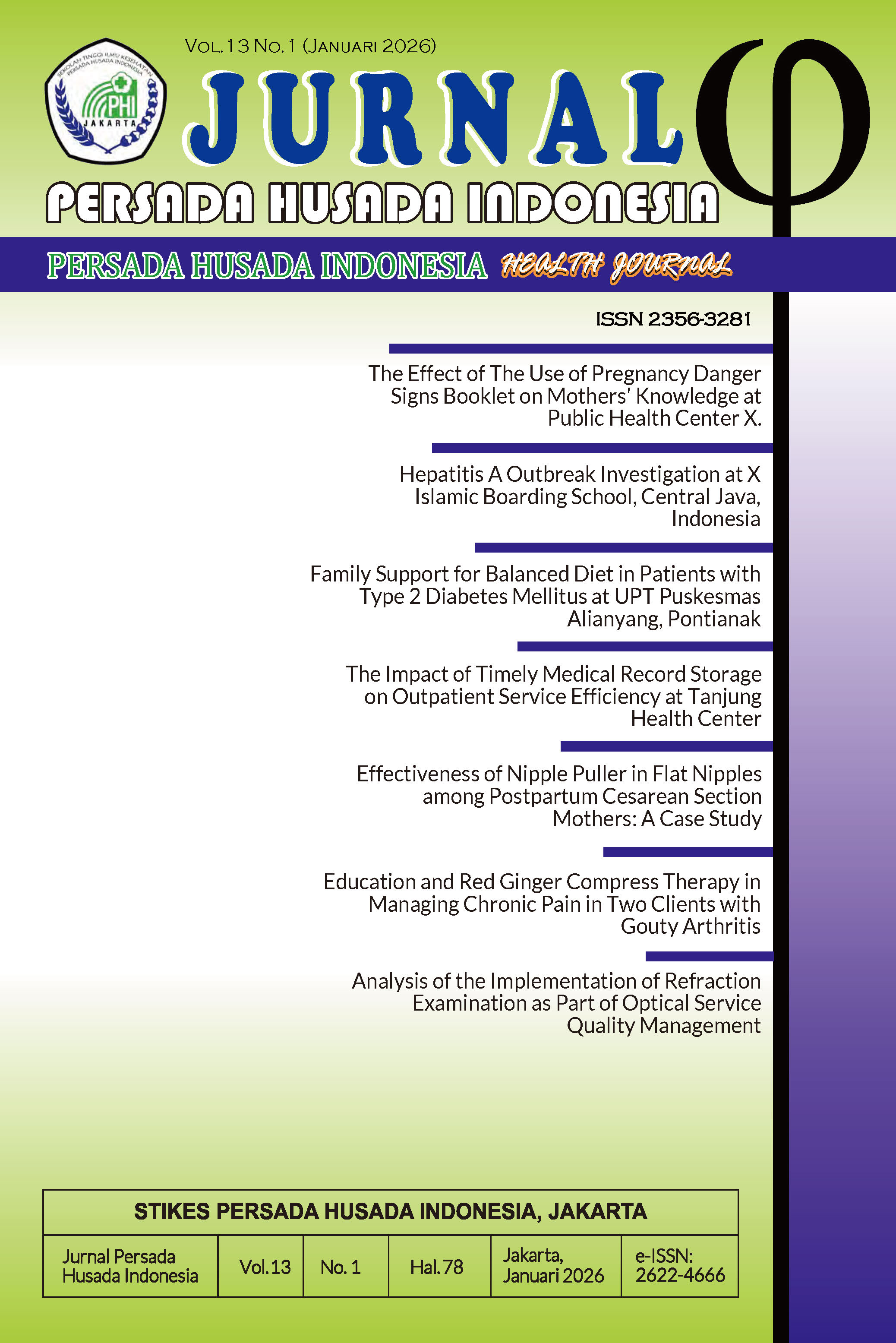 					View Vol. 13 No. 2 (2026): Jurnal Persada Husada Indonesia
				